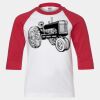 Youth Three Quarter Sleeve Baseball T-Shirt Thumbnail
