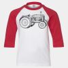 Youth Three Quarter Sleeve Baseball T-Shirt Thumbnail