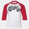 Youth Three Quarter Sleeve Baseball T-Shirt Thumbnail