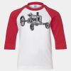 Youth Three Quarter Sleeve Baseball T-Shirt Thumbnail