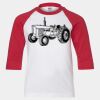 Youth Three Quarter Sleeve Baseball T-Shirt Thumbnail