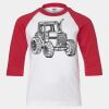 Youth Three Quarter Sleeve Baseball T-Shirt Thumbnail