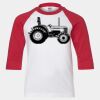Youth Three Quarter Sleeve Baseball T-Shirt Thumbnail