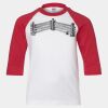 Youth Three Quarter Sleeve Baseball T-Shirt Thumbnail