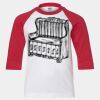 Youth Three Quarter Sleeve Baseball T-Shirt Thumbnail