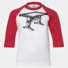 Youth Three Quarter Sleeve Baseball T-Shirt Thumbnail