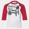Youth Three Quarter Sleeve Baseball T-Shirt Thumbnail