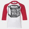 Youth Three Quarter Sleeve Baseball T-Shirt Thumbnail