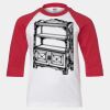 Youth Three Quarter Sleeve Baseball T-Shirt Thumbnail