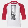 Youth Three Quarter Sleeve Baseball T-Shirt Thumbnail