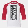 Youth Three Quarter Sleeve Baseball T-Shirt Thumbnail