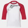 Youth Three Quarter Sleeve Baseball T-Shirt Thumbnail