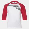 Youth Three Quarter Sleeve Baseball T-Shirt Thumbnail