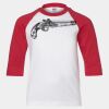 Youth Three Quarter Sleeve Baseball T-Shirt Thumbnail