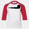 Youth Three Quarter Sleeve Baseball T-Shirt Thumbnail