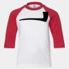 Youth Three Quarter Sleeve Baseball T-Shirt Thumbnail