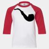 Youth Three Quarter Sleeve Baseball T-Shirt Thumbnail