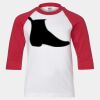 Youth Three Quarter Sleeve Baseball T-Shirt Thumbnail