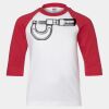 Youth Three Quarter Sleeve Baseball T-Shirt Thumbnail