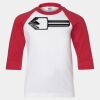 Youth Three Quarter Sleeve Baseball T-Shirt Thumbnail