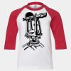 Youth Three Quarter Sleeve Baseball T-Shirt Thumbnail