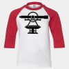 Youth Three Quarter Sleeve Baseball T-Shirt Thumbnail