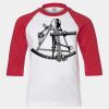 Youth Three Quarter Sleeve Baseball T-Shirt Thumbnail