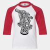 Youth Three Quarter Sleeve Baseball T-Shirt Thumbnail