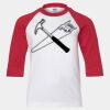 Youth Three Quarter Sleeve Baseball T-Shirt Thumbnail