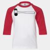 Youth Three Quarter Sleeve Baseball T-Shirt Thumbnail