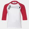 Youth Three Quarter Sleeve Baseball T-Shirt Thumbnail
