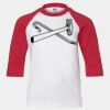 Youth Three Quarter Sleeve Baseball T-Shirt Thumbnail