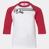 Youth Three Quarter Sleeve Baseball T-Shirt Thumbnail