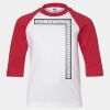 Youth Three Quarter Sleeve Baseball T-Shirt Thumbnail