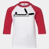 Youth Three Quarter Sleeve Baseball T-Shirt Thumbnail