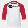 Youth Three Quarter Sleeve Baseball T-Shirt Thumbnail