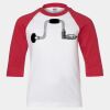 Youth Three Quarter Sleeve Baseball T-Shirt Thumbnail