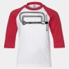 Youth Three Quarter Sleeve Baseball T-Shirt Thumbnail