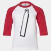 Youth Three Quarter Sleeve Baseball T-Shirt Thumbnail