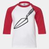 Youth Three Quarter Sleeve Baseball T-Shirt Thumbnail
