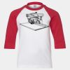 Youth Three Quarter Sleeve Baseball T-Shirt Thumbnail