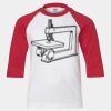 Youth Three Quarter Sleeve Baseball T-Shirt Thumbnail