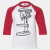 Youth Three Quarter Sleeve Baseball T-Shirt Thumbnail