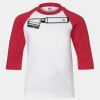 Youth Three Quarter Sleeve Baseball T-Shirt Thumbnail