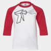 Youth Three Quarter Sleeve Baseball T-Shirt Thumbnail