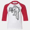 Youth Three Quarter Sleeve Baseball T-Shirt Thumbnail