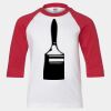 Youth Three Quarter Sleeve Baseball T-Shirt Thumbnail