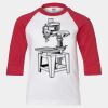 Youth Three Quarter Sleeve Baseball T-Shirt Thumbnail