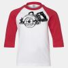 Youth Three Quarter Sleeve Baseball T-Shirt Thumbnail