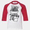 Youth Three Quarter Sleeve Baseball T-Shirt Thumbnail